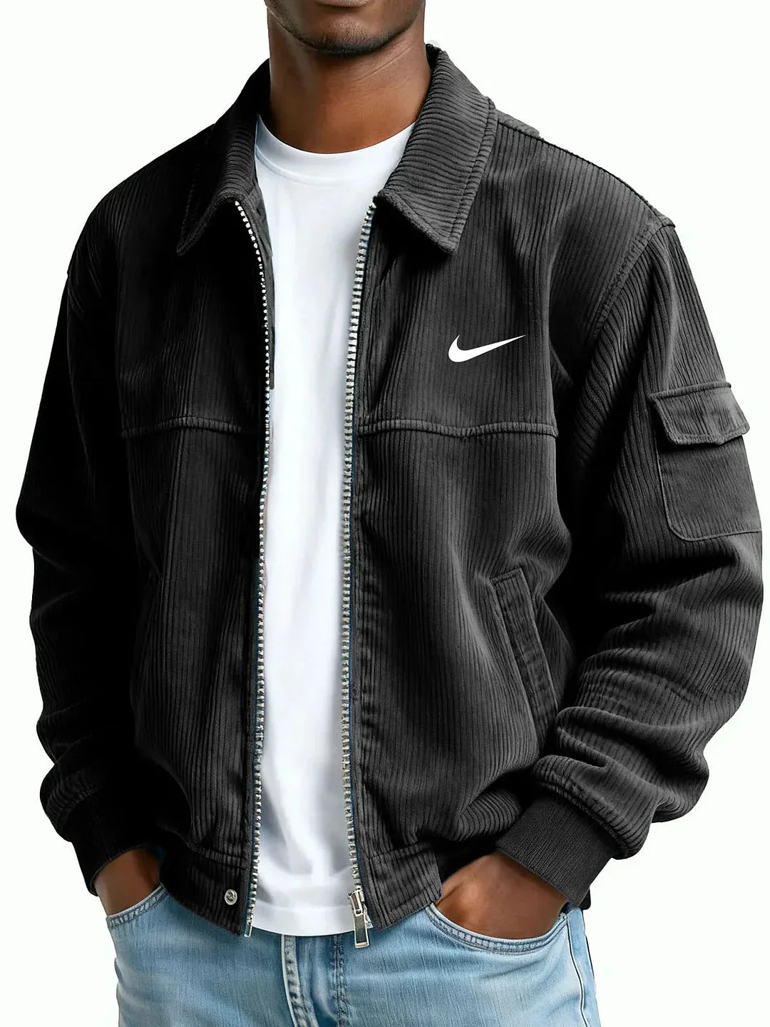 NK | Loose Zipper Jacket