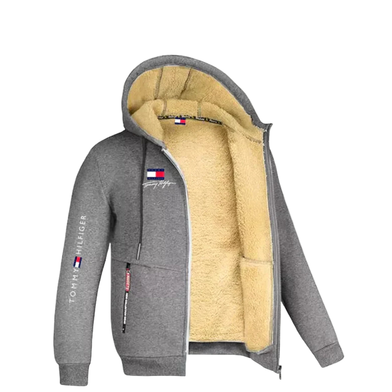 Fleece Lined Zip Hoodie - CLEARANCE SALE