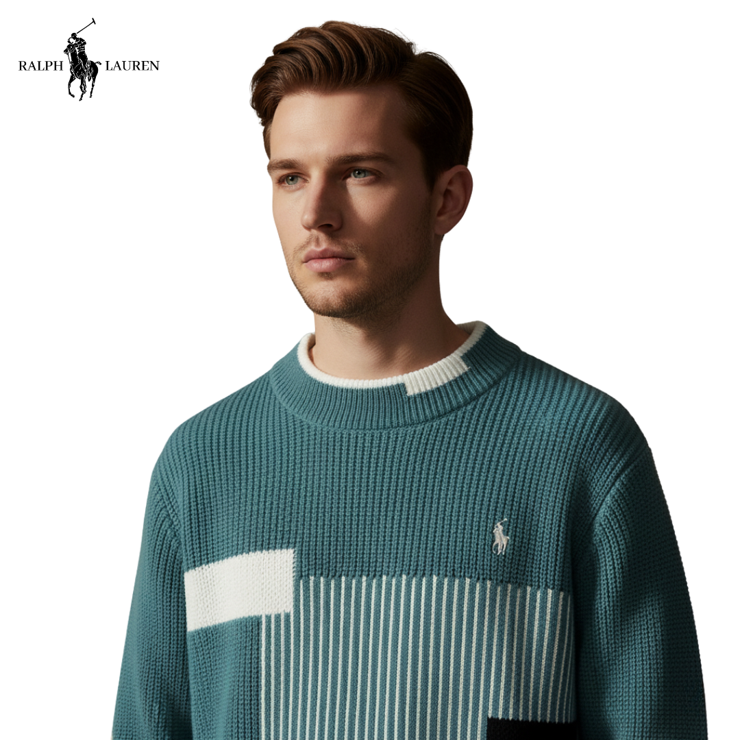 RL | Textured Knit Sweater for Men