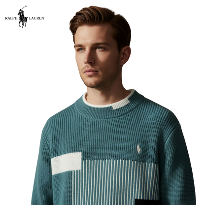 RL | Textured Knit Sweater for Men