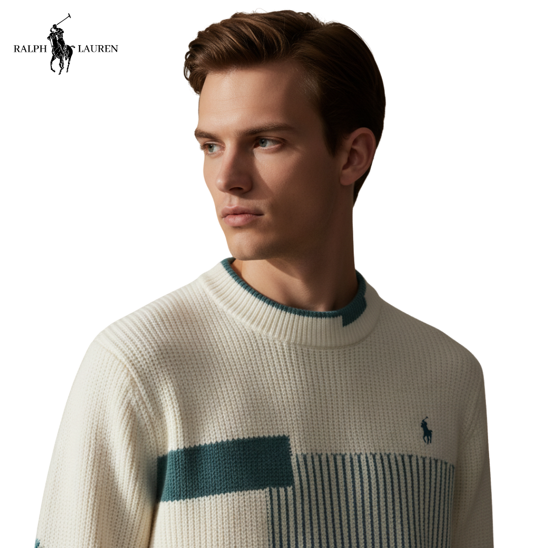 RL | Textured Knit Sweater for Men