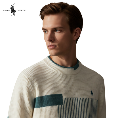 RL | Textured Knit Sweater for Men