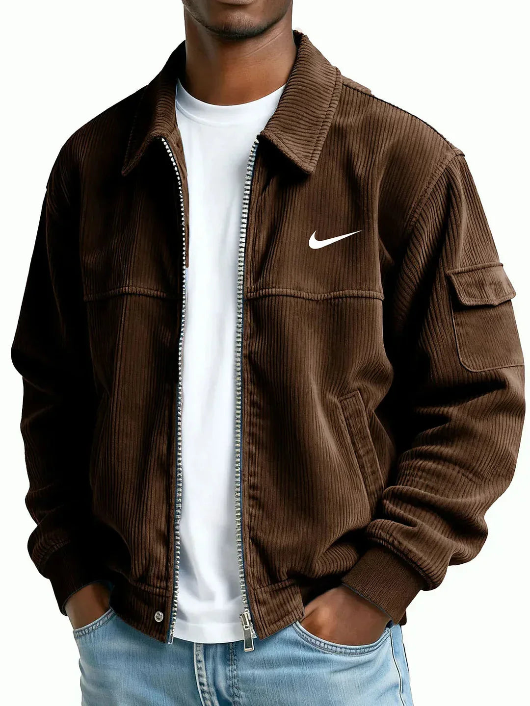 NK | Loose Zipper Jacket